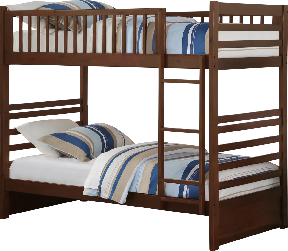 Branson Heights Brown Twin/Twin Bunk Bed - Thumbnail - Image 2