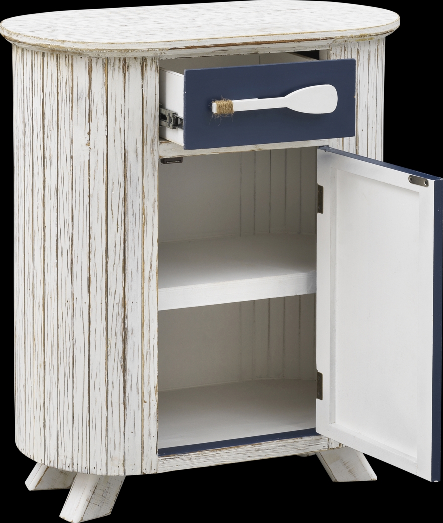 Branteresa White Accent Cabinet - Thumbnail - Image 2