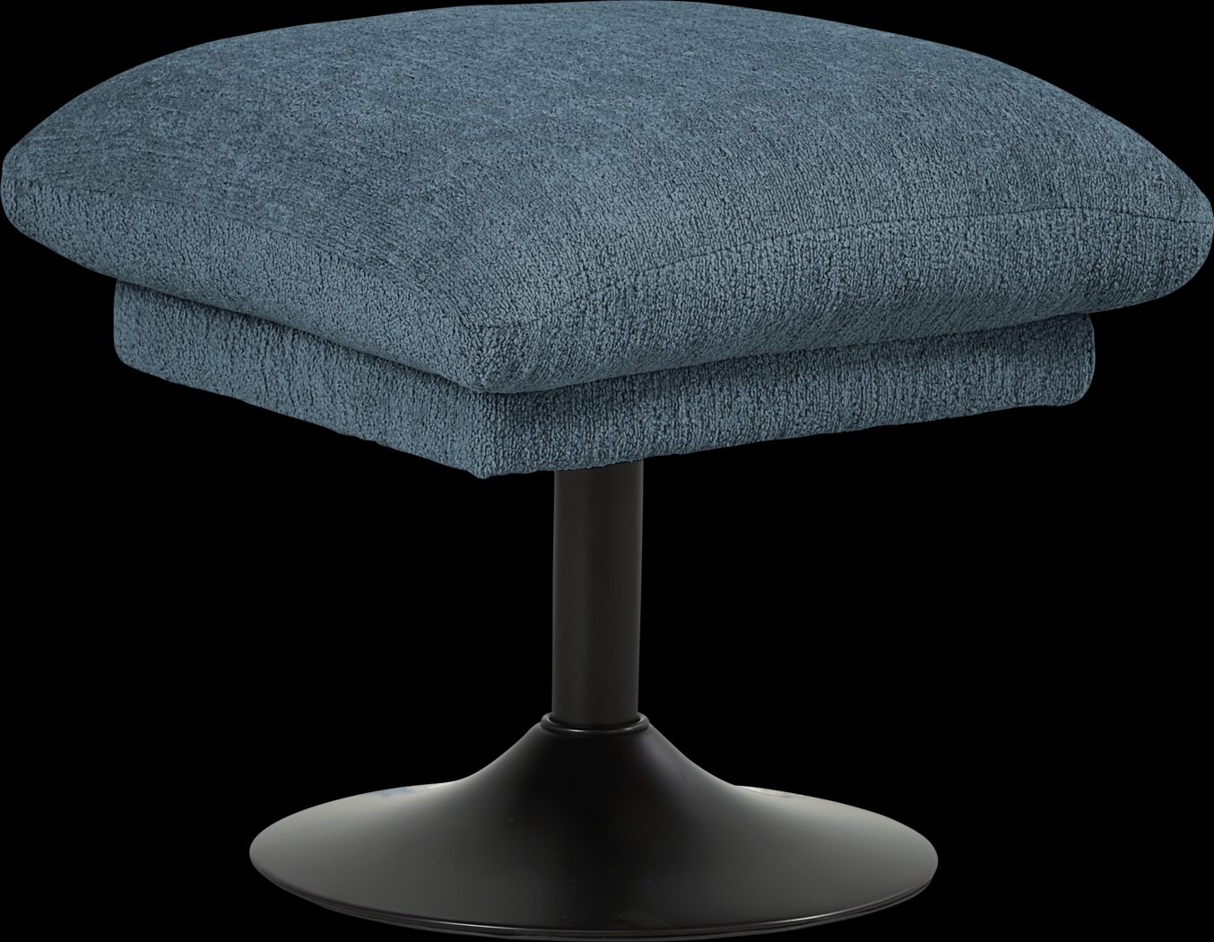 Braselton Blue Ottoman - Thumbnail - Image 1