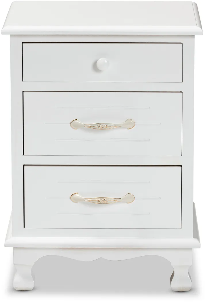 Brashear White Nightstand - Thumbnail - Image 3