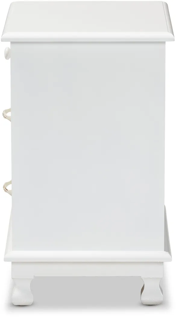 Brashear White Nightstand - Thumbnail - Image 4