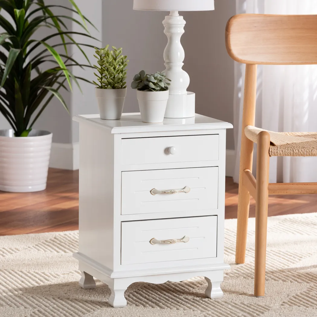 Brashear White Nightstand - Thumbnail - Image 8