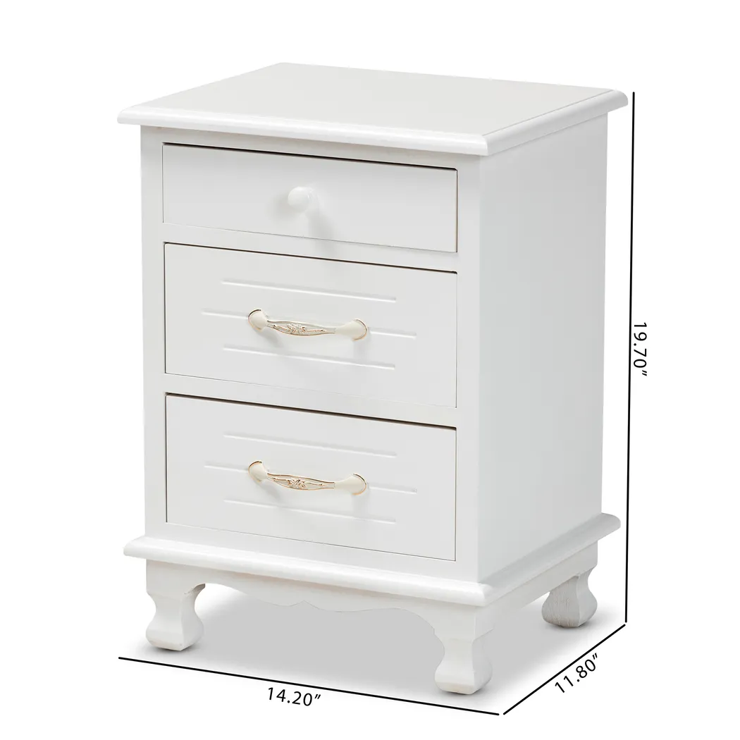 Brashear White Nightstand - Thumbnail - Image 10