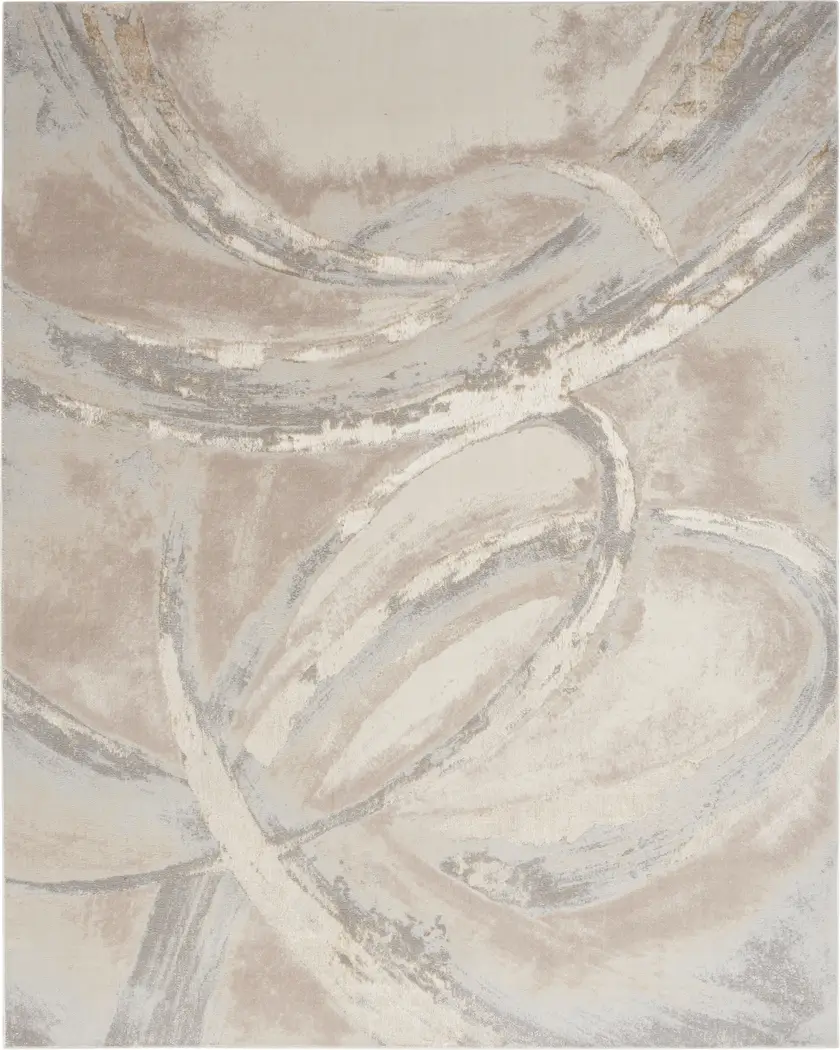 Brasix Beige/Gray 12' x 15' Rug - Thumbnail - Image 1