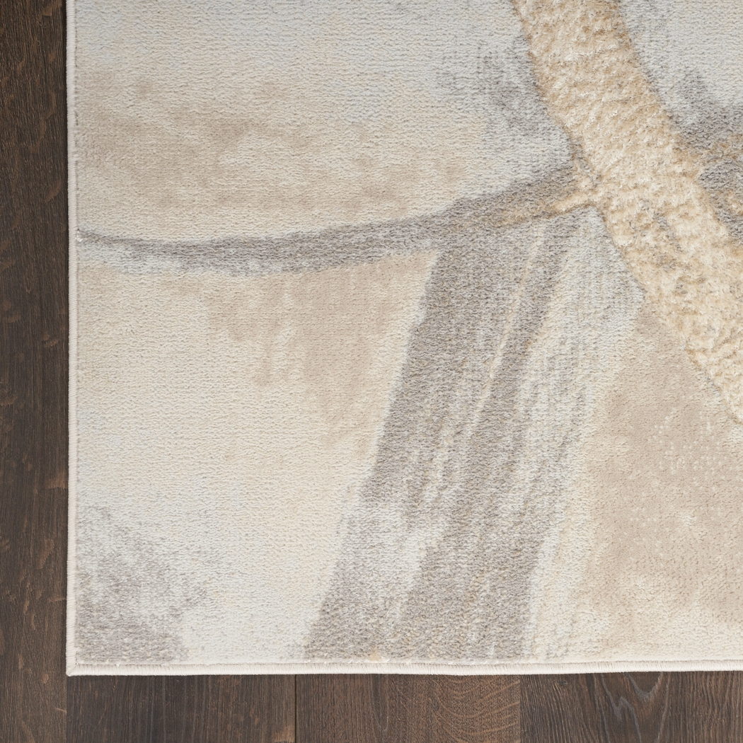 Brasix Beige/Gray 9' x 12' Rug - Thumbnail - Image 4