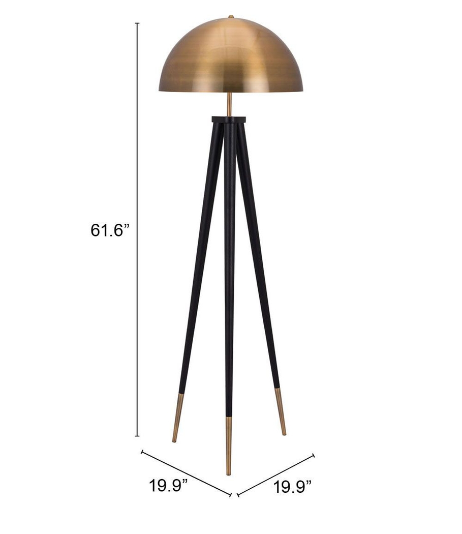 Brass Cloud Brass Floor Lamp - Thumbnail - Image 4