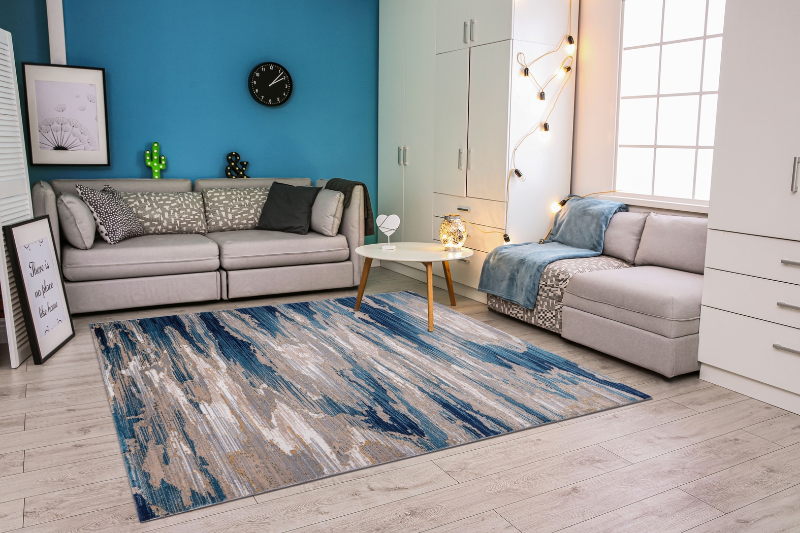 Brassle Blue 5'3 x 7'6 Rug - Thumbnail - Image 2