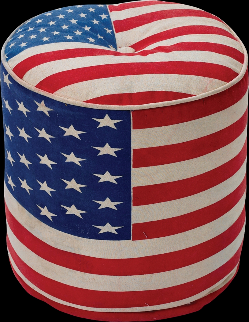 Bravery Red Pouf - Thumbnail - Image 1