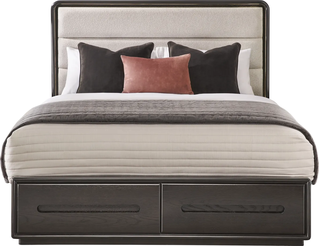 Braxton Espresso 5 Pc King Storage Bedroom - Thumbnail - Image 2