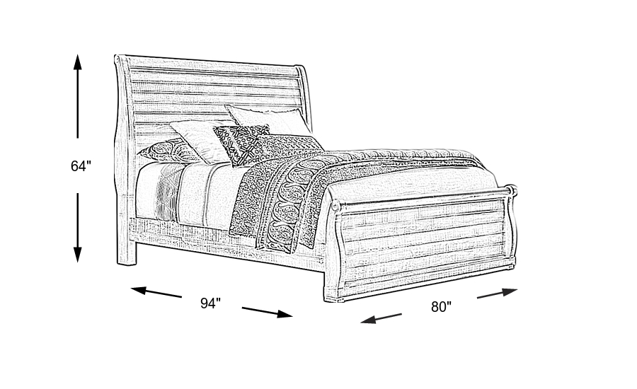 Dimension Image. Please refer to the Dimension Tab on this page for dimension details.