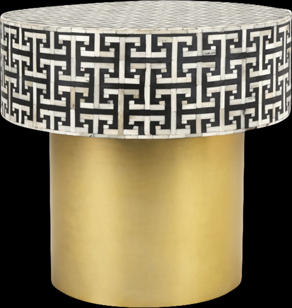 Brayboy Gold End Table - Thumbnail - Image 1