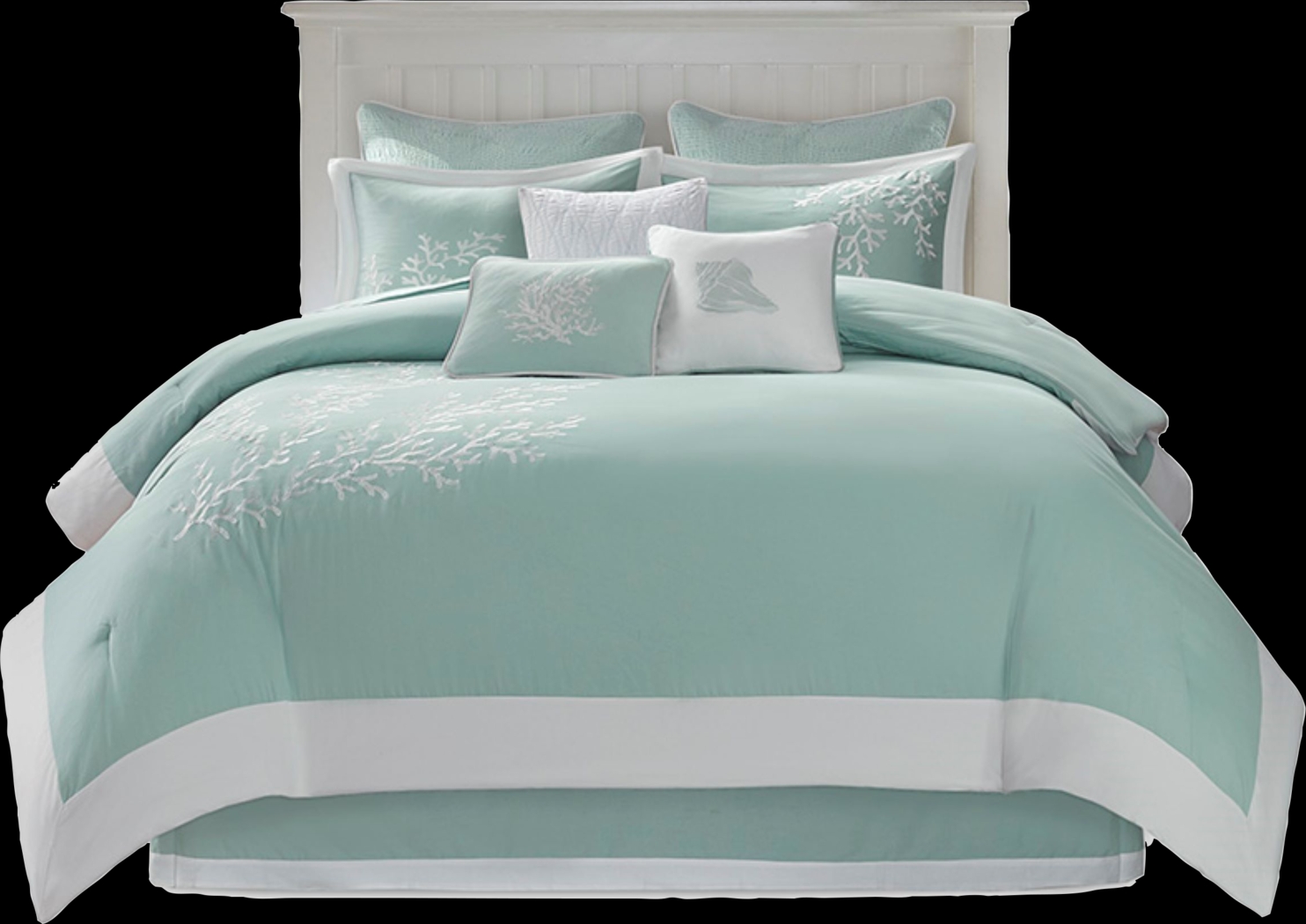Braydan Blue Queen Comforter Set - Thumbnail - Image 1
