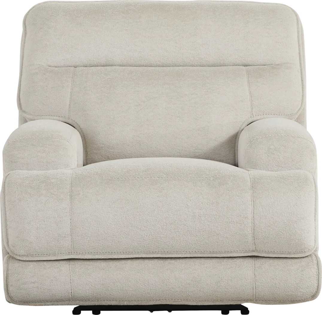 Brayden Light Gray Dual Power Recliner - Thumbnail - Image 2