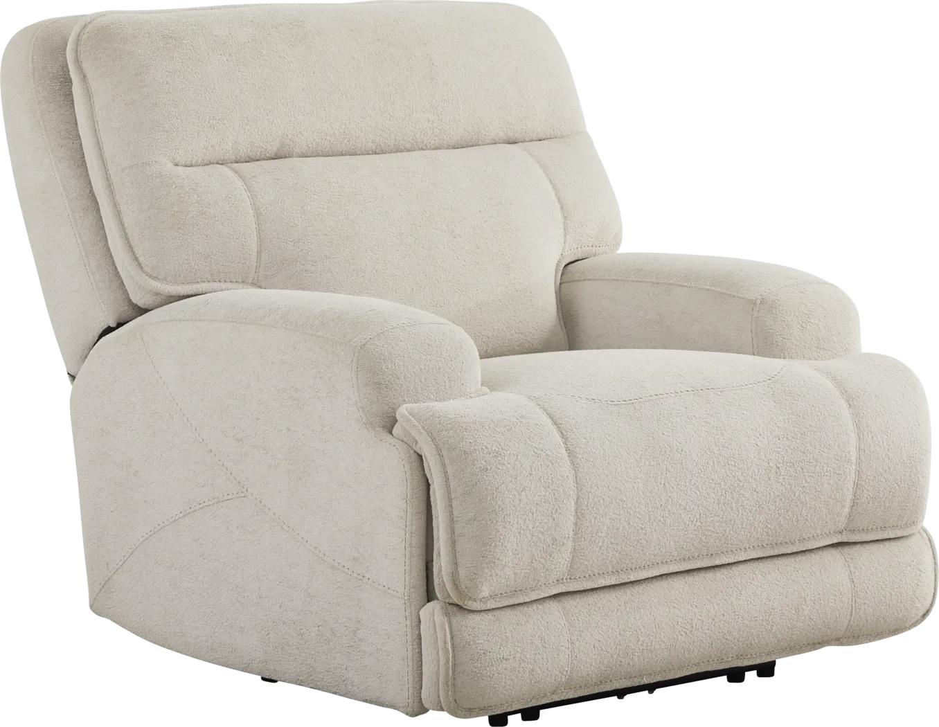 Brayden Light Gray Dual Power Recliner - Thumbnail - Image 3
