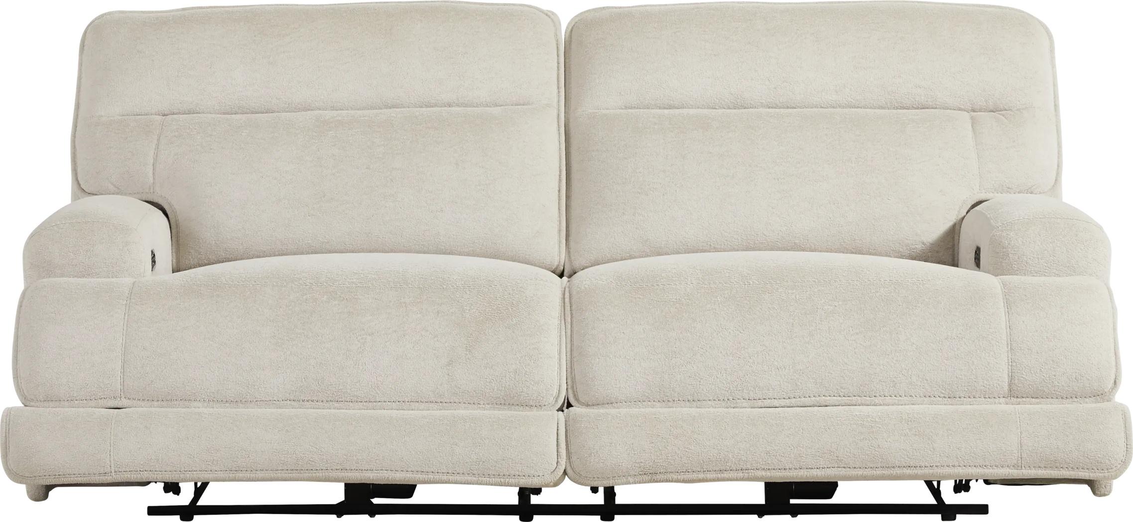 Brayden Light Gray 5 Pc Dual Power Reclining Living Room - Thumbnail - Image 3