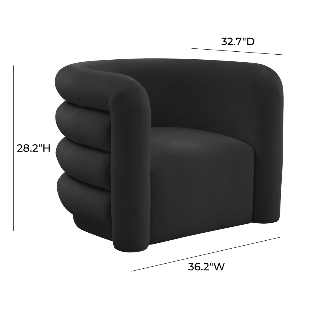 Braymer Black Accent Chair - Thumbnail - Image 6