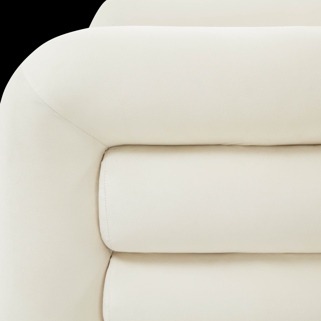 Braymer Cream Accent Chair - Thumbnail - Image 5