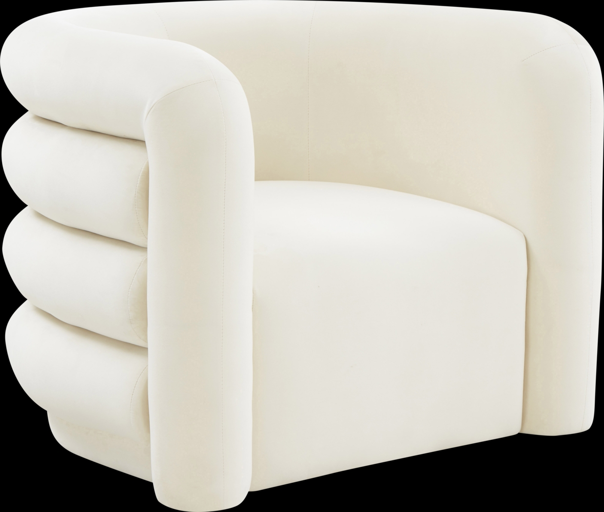 Braymer Cream Accent Chair - Thumbnail - Image 1