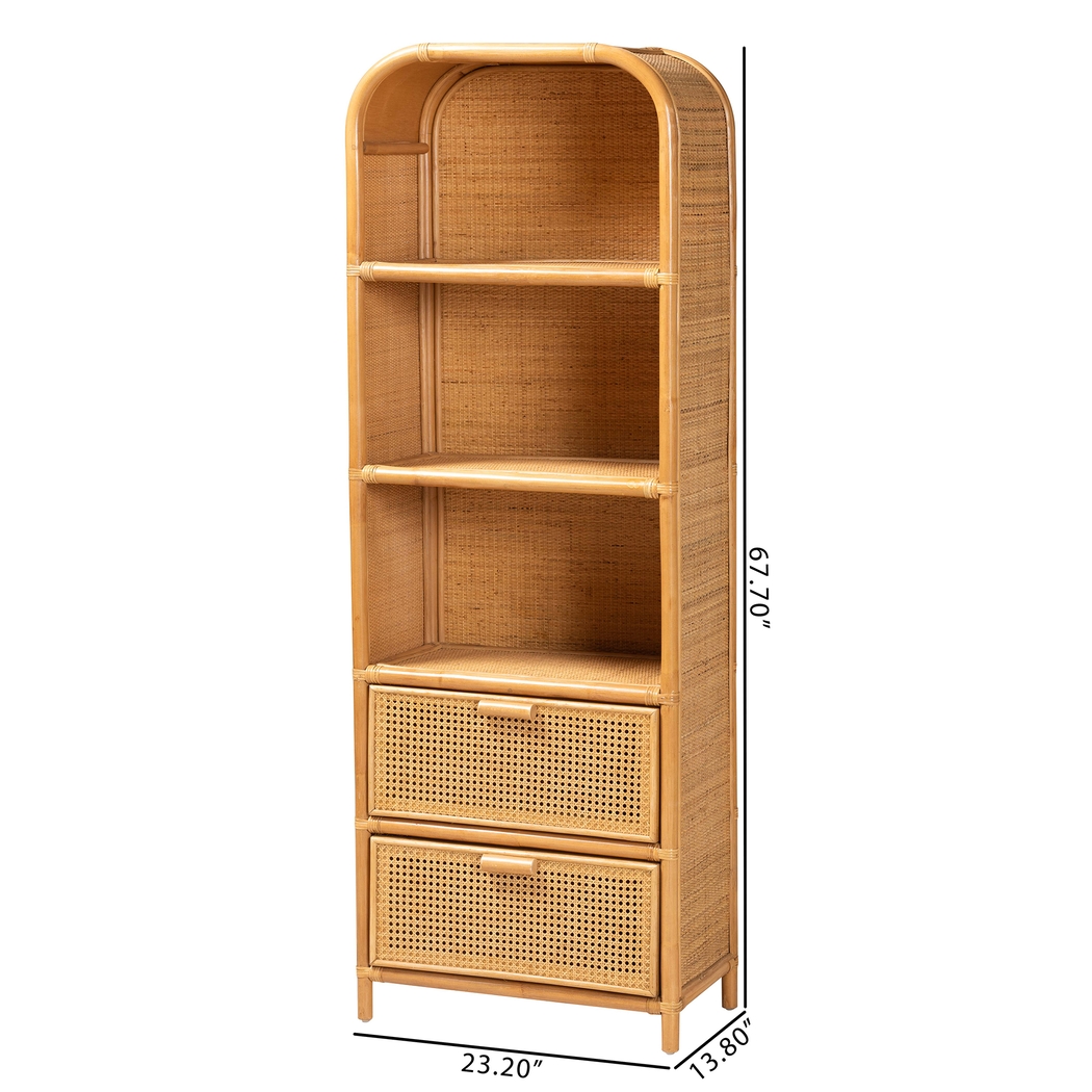 Brebati Brown Bookcase - Thumbnail - Image 10