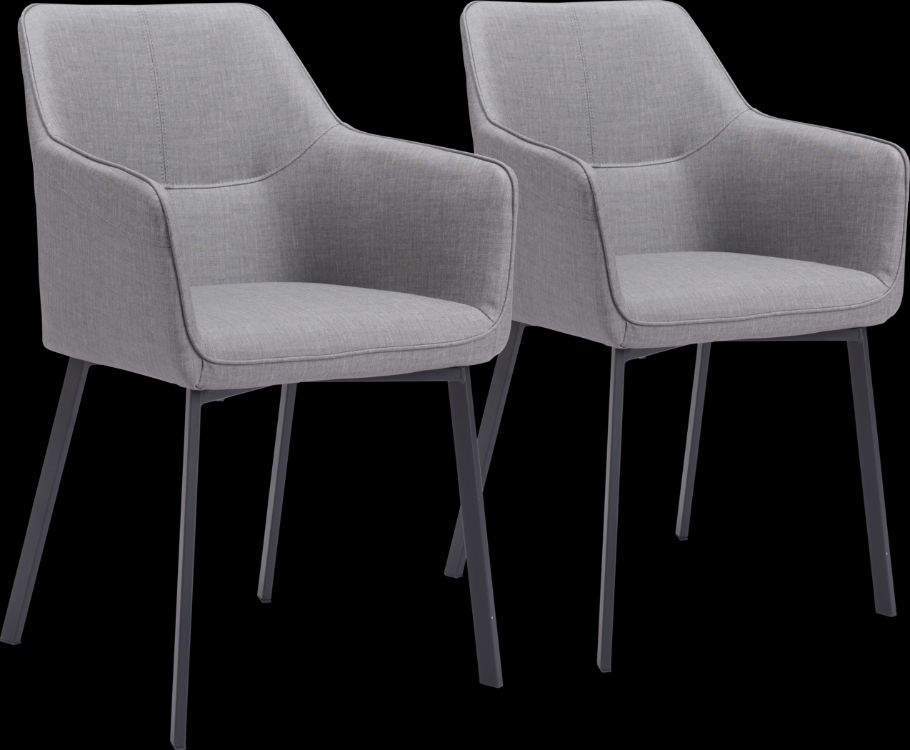 Brecknock Gray Dining Chair - Thumbnail - Image 1