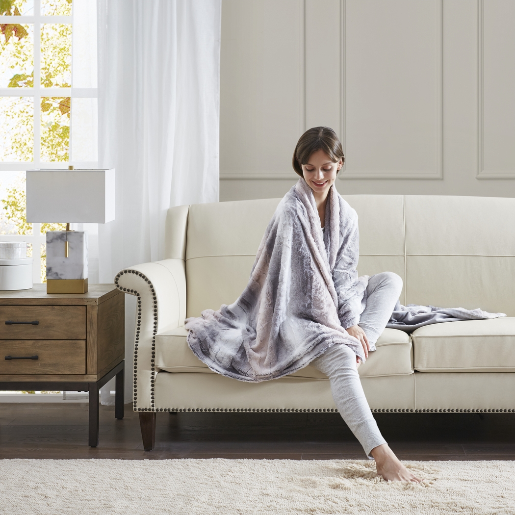 Bregenz Blush Throw Blanket - Thumbnail - Image 3