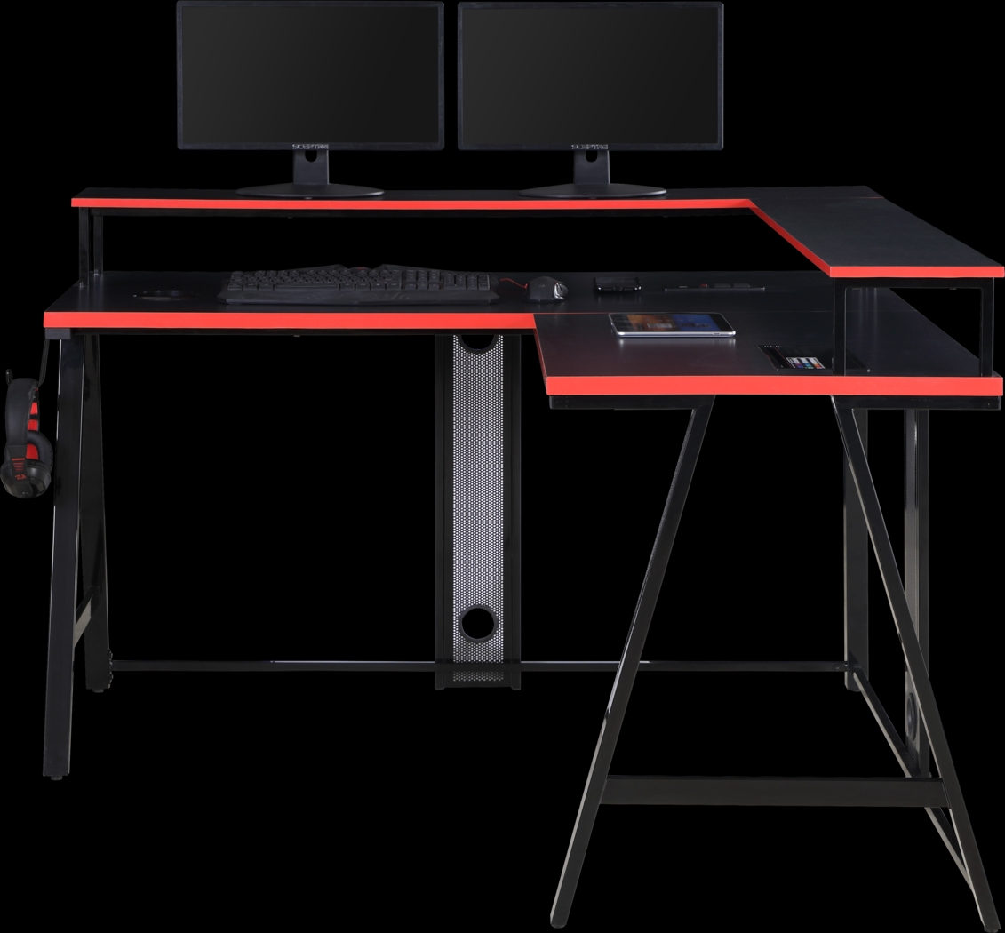 Brei Black/Red Gaming Desk - Thumbnail - Image 2
