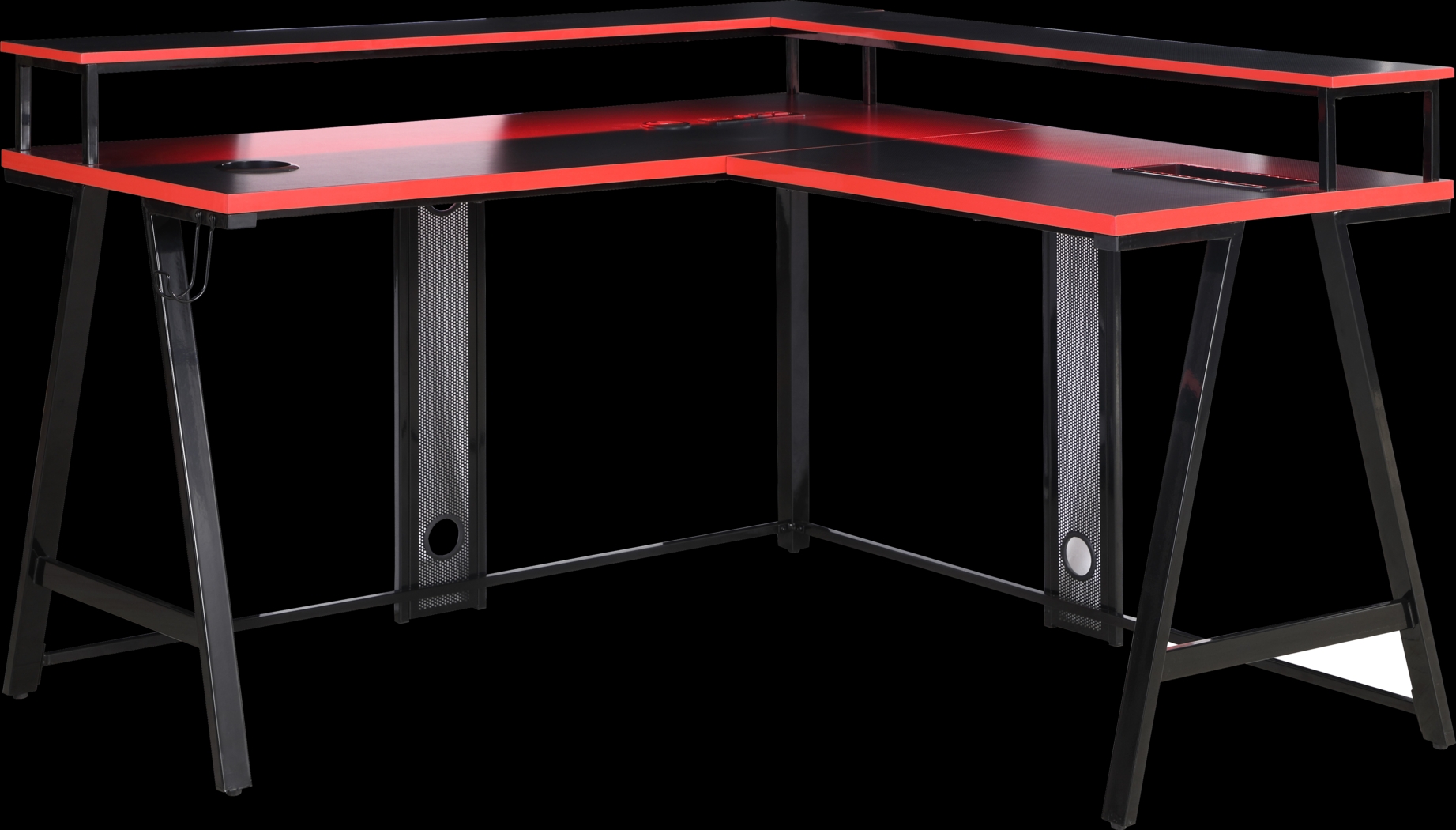 Brei Black/Red Gaming Desk - Thumbnail - Image 3