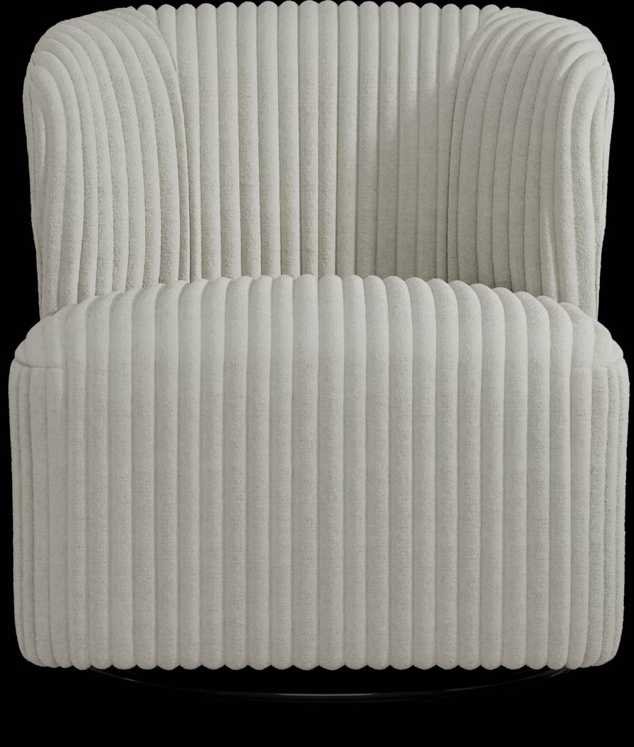 Breigh Gray Swivel Chair - Thumbnail - Image 2