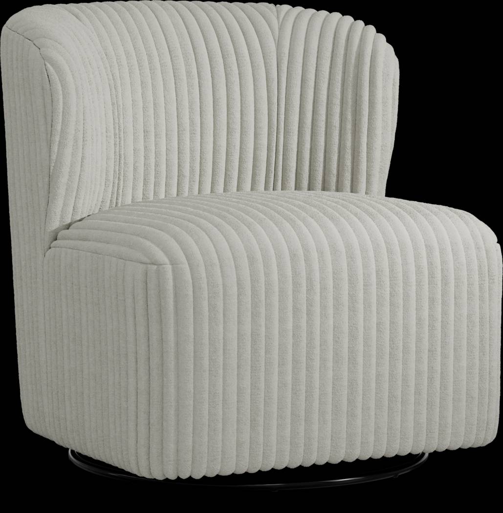 Breigh Gray Swivel Chair - Thumbnail - Image 1