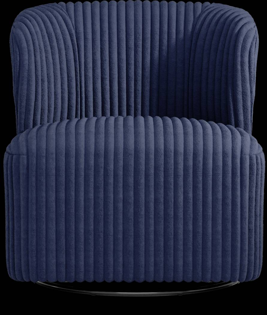 Breigh Midnight Swivel Chair - Thumbnail - Image 2