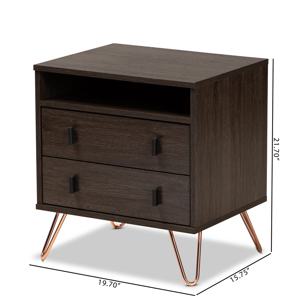Breland Brown End Table - Thumbnail - Image 9