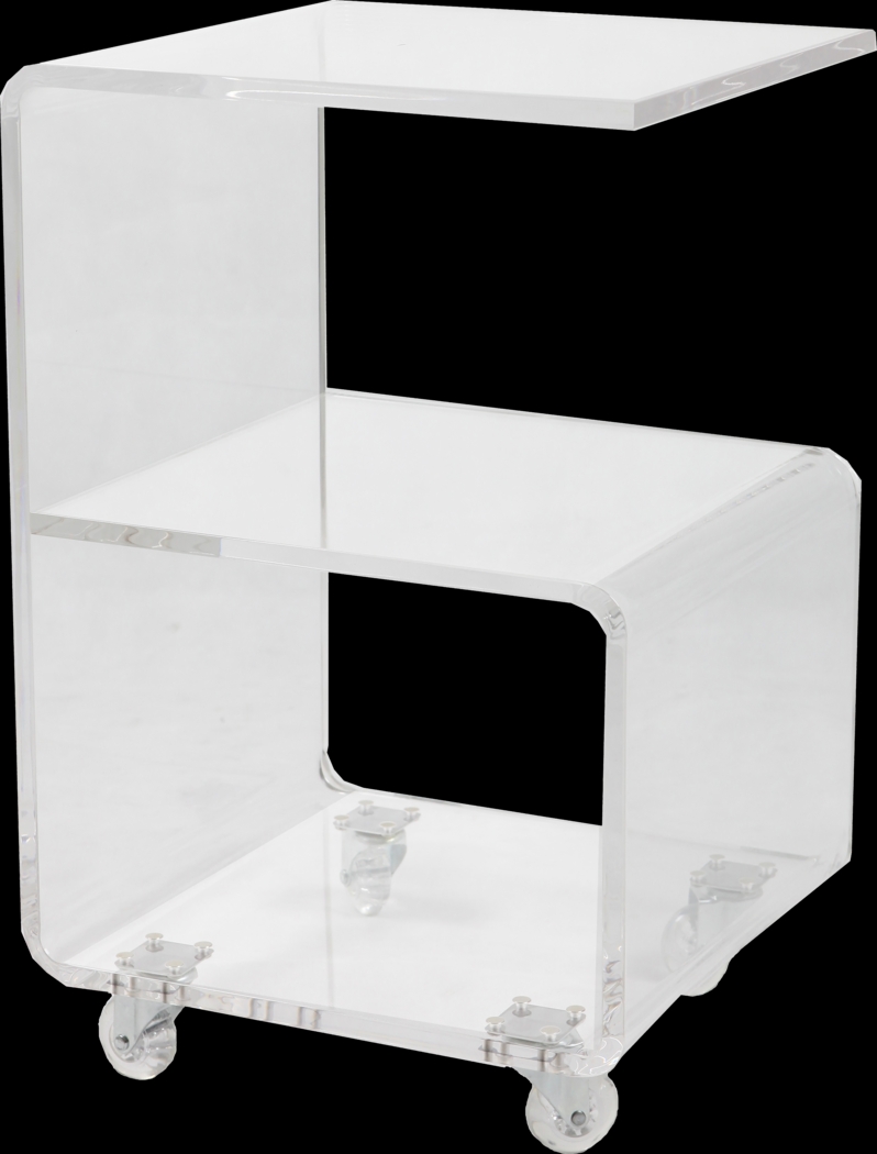 Brelino Clear Accent Table - Thumbnail - Image 4