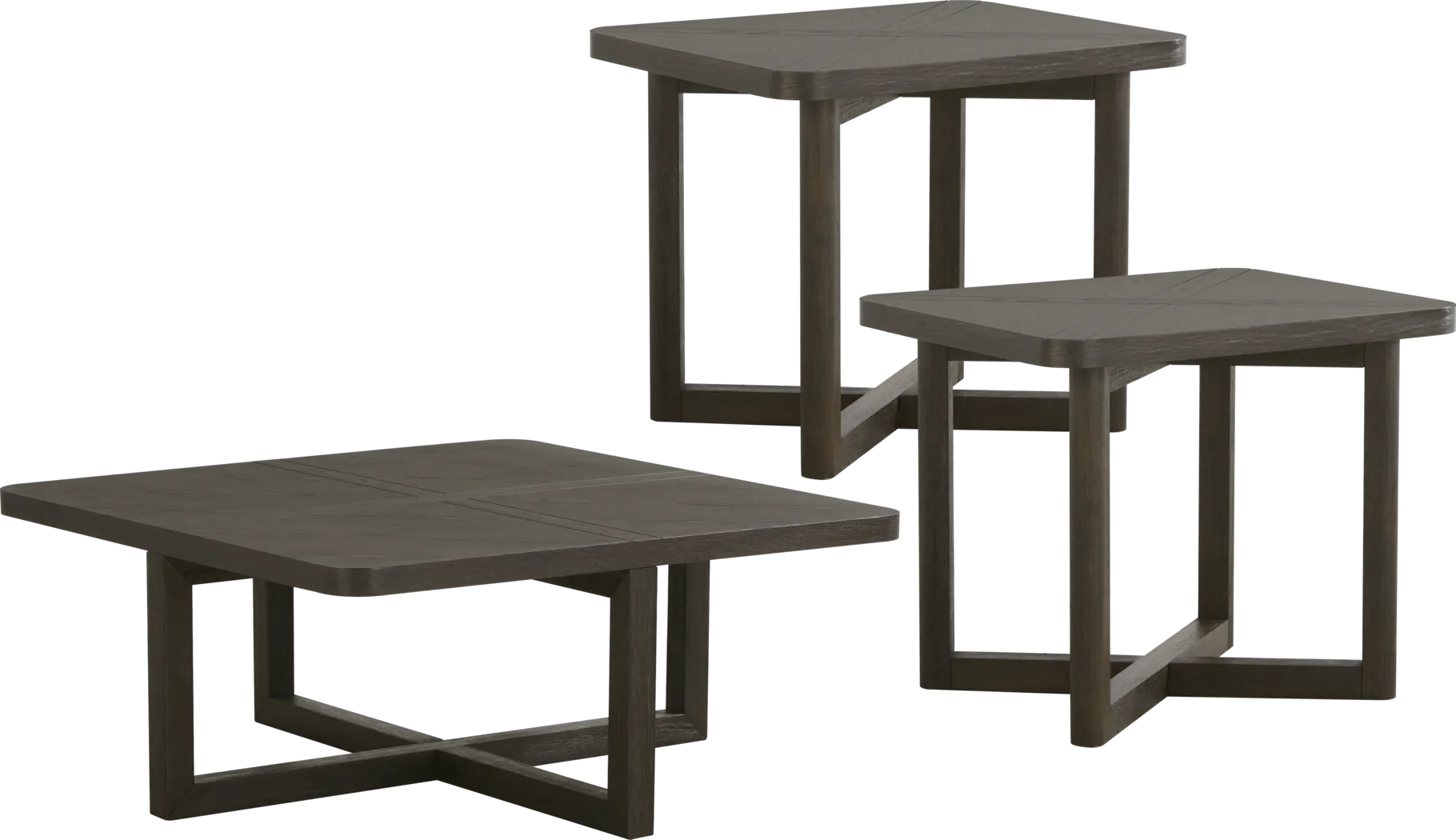 Bremen Charcoal 3 Pc Table Set - Thumbnail - Image 1