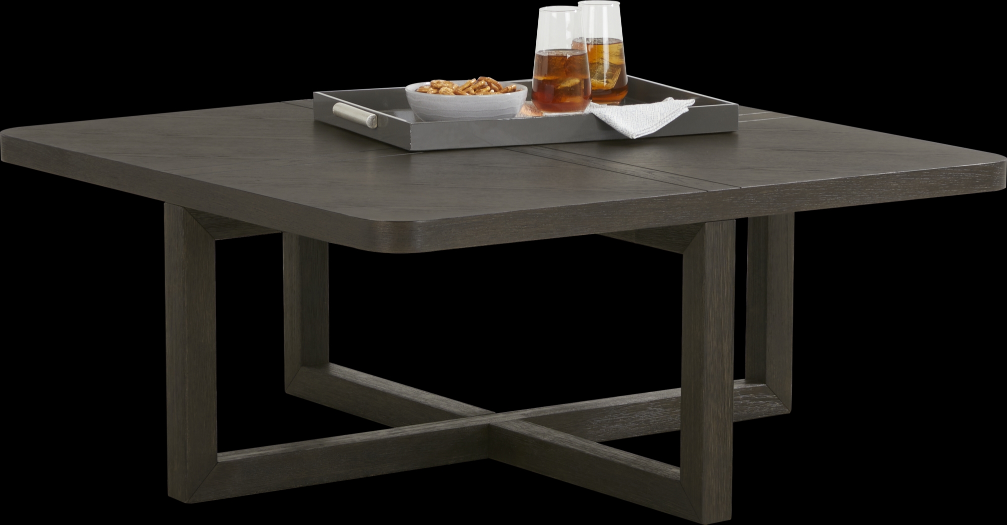 Bremen Charcoal Cocktail Table - Thumbnail - Image 2