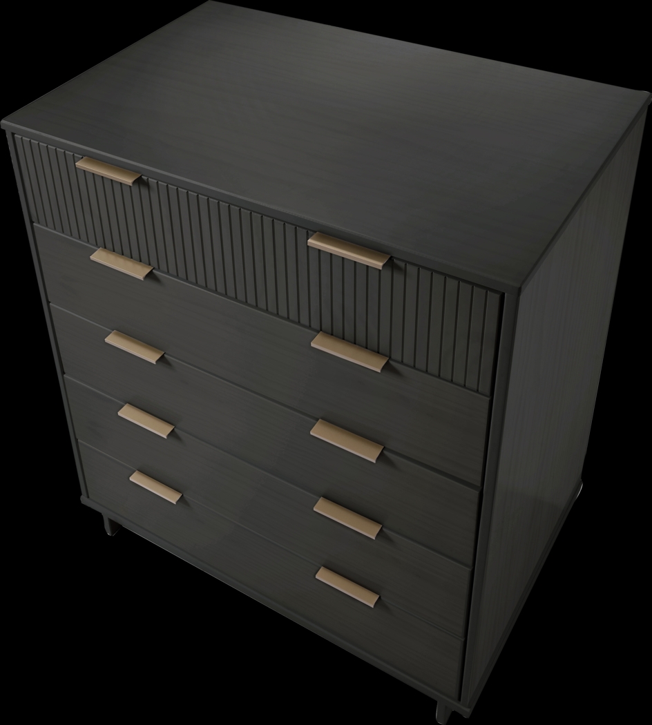 Bremmer III Dark Gray Dresser - Thumbnail - Image 5