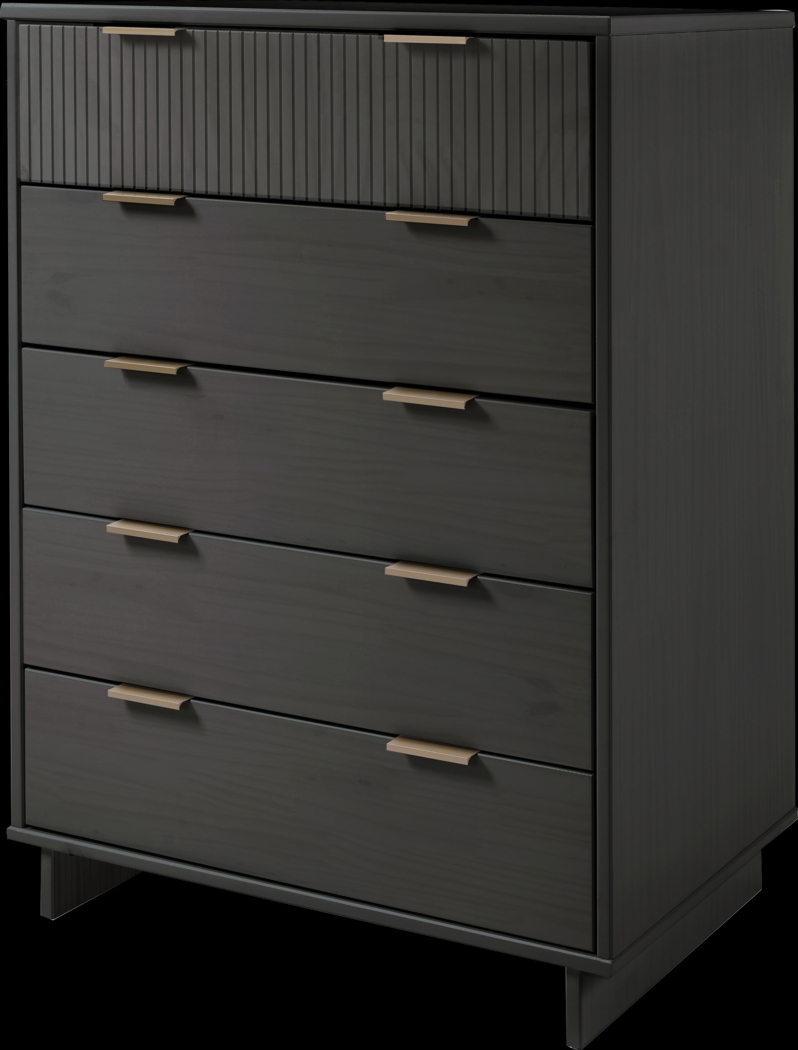 Bremmer III Dark Gray Dresser - Thumbnail - Image 7