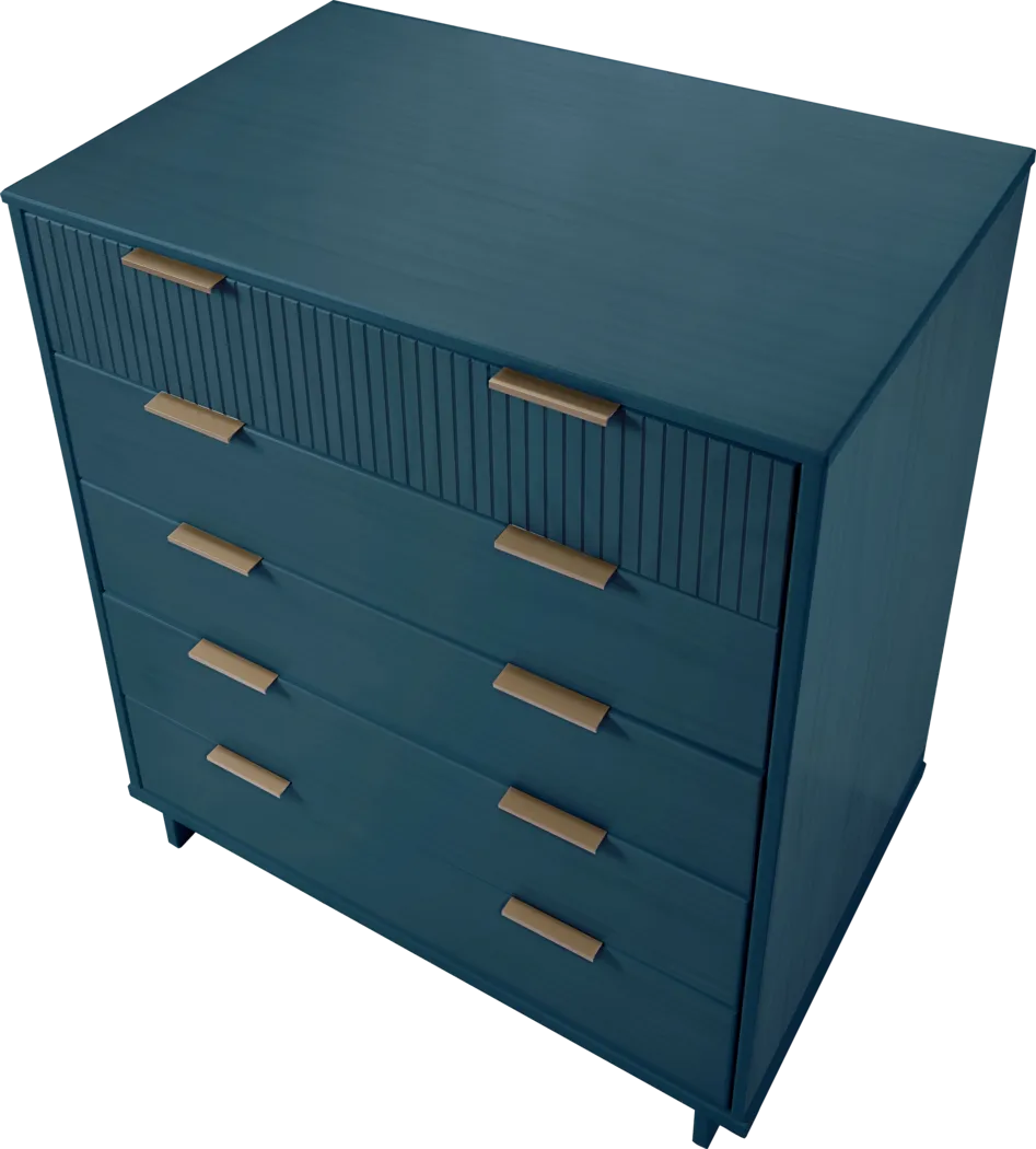 Bremmer III Midnight Blue Dresser - Thumbnail - Image 5