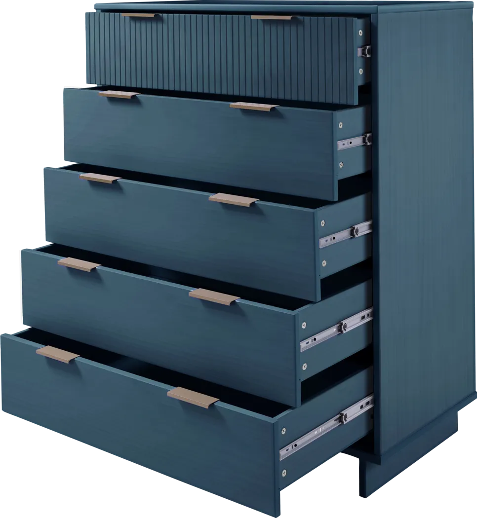 Bremmer III Midnight Blue Dresser - Thumbnail - Image 6