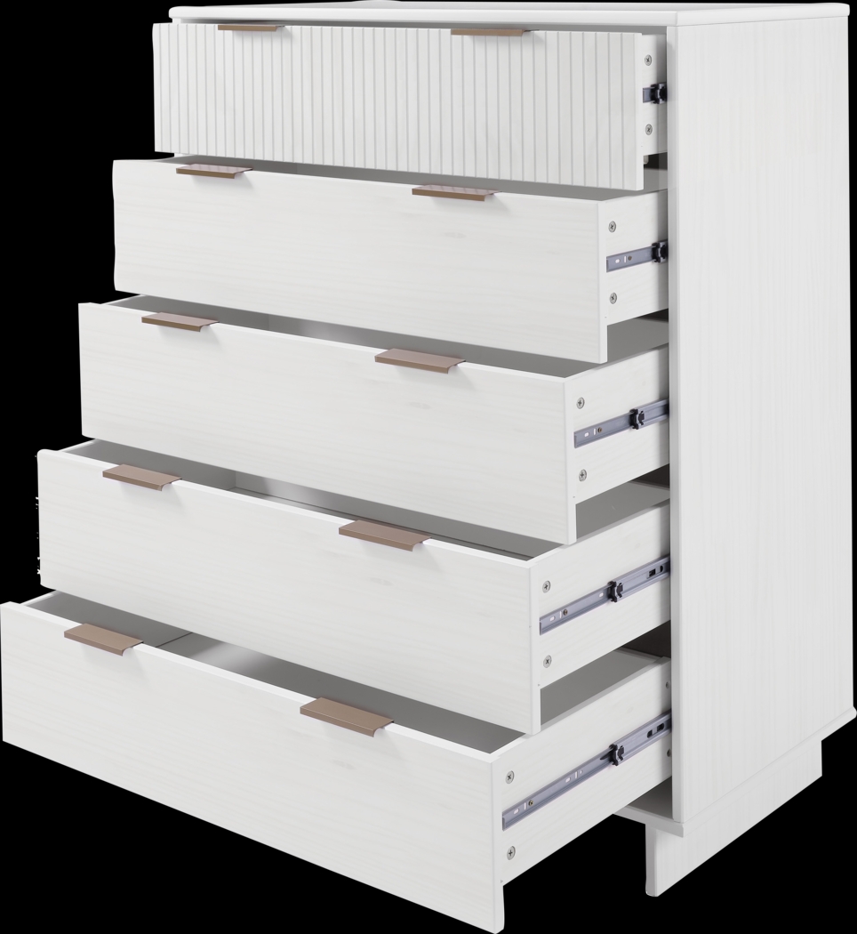 Bremmer III White Dresser - Thumbnail - Image 6