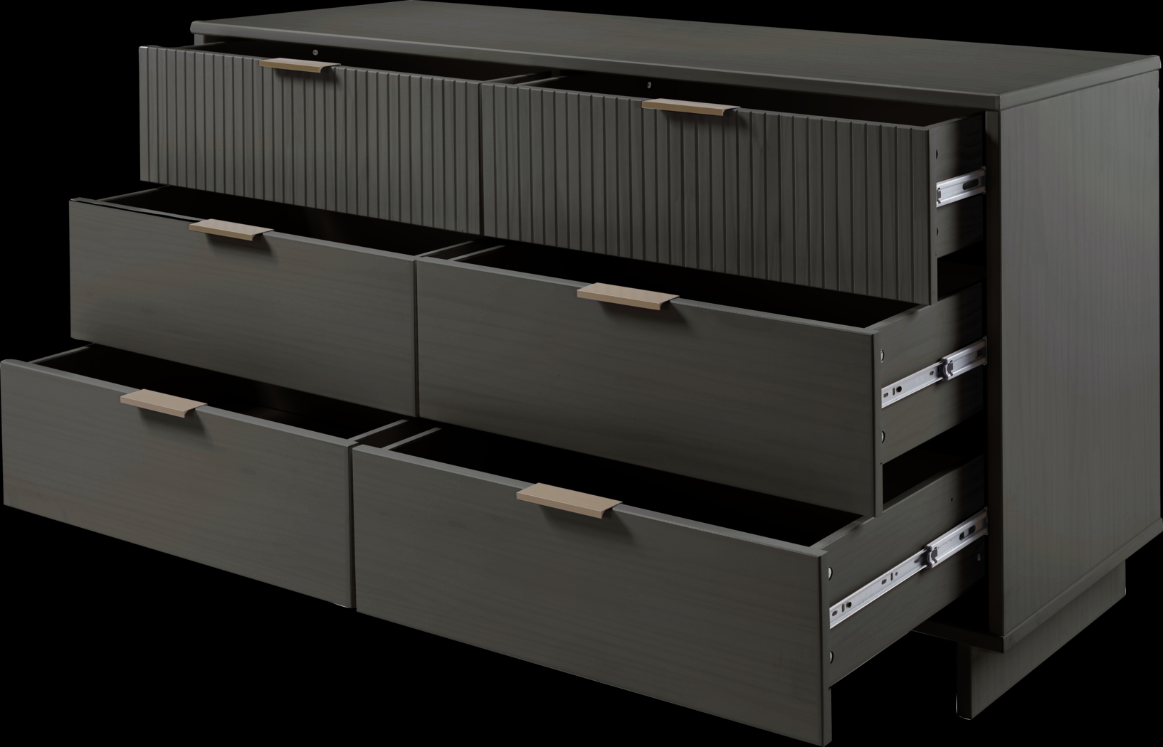 Bremmer IV Dark Gray Dresser - Thumbnail - Image 6