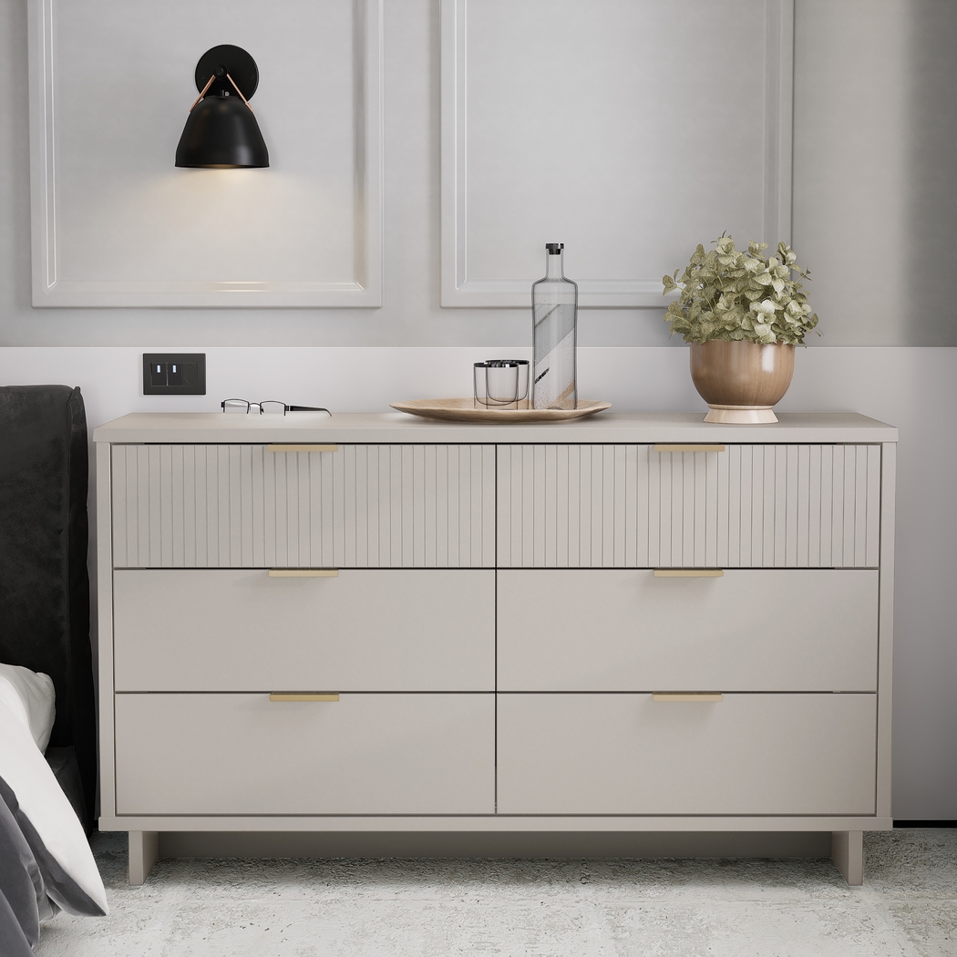 Bremmer IV Light Gray Dresser - Thumbnail - Image 2