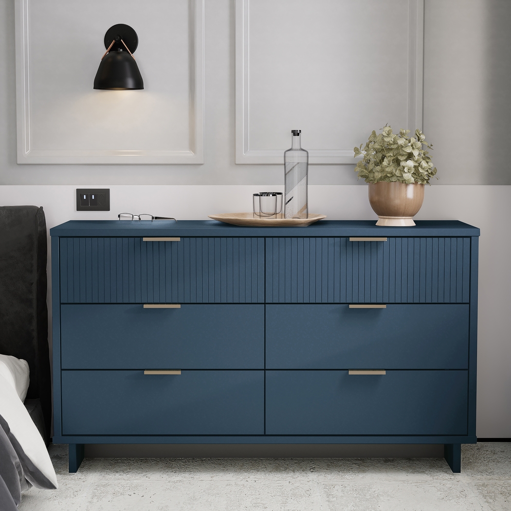 Bremmer IV Midnight Blue Dresser - Thumbnail - Image 2