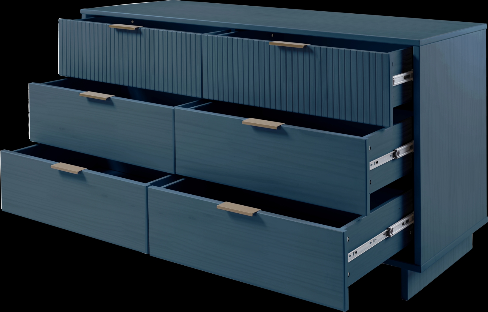 Bremmer IV Midnight Blue Dresser - Thumbnail - Image 6