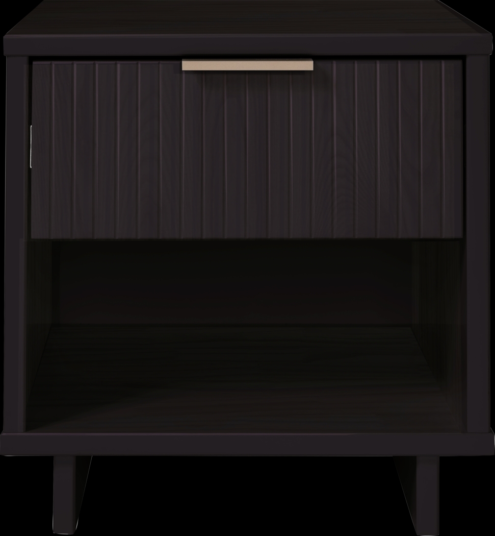 Bremmer V Black Nightstand - Thumbnail - Image 1