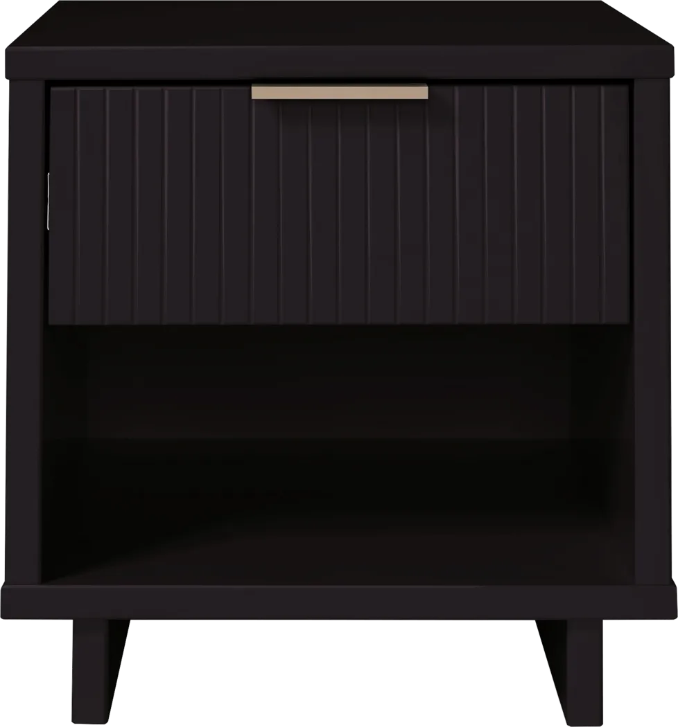 Bremmer V Black Nightstand - Thumbnail - Image 3