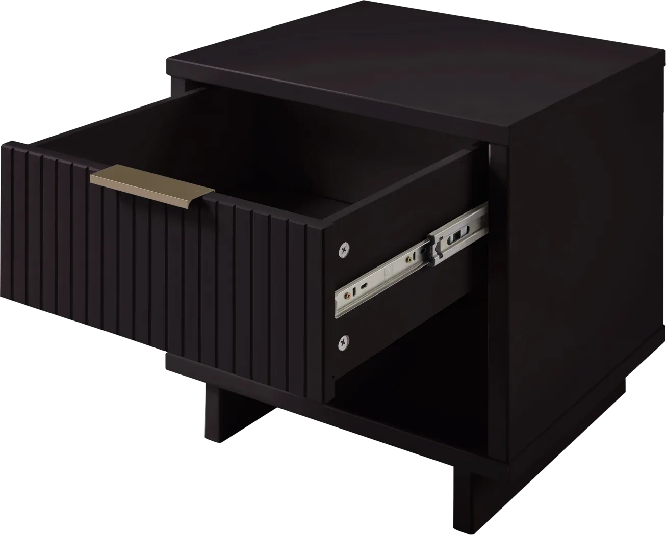 Bremmer V Black Nightstand - Thumbnail - Image 4