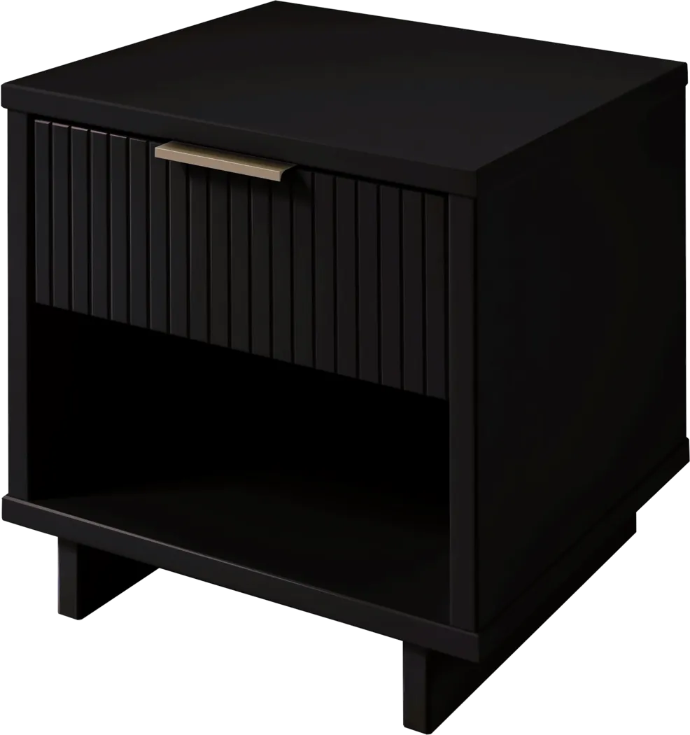 Bremmer V Black Nightstand - Thumbnail - Image 5