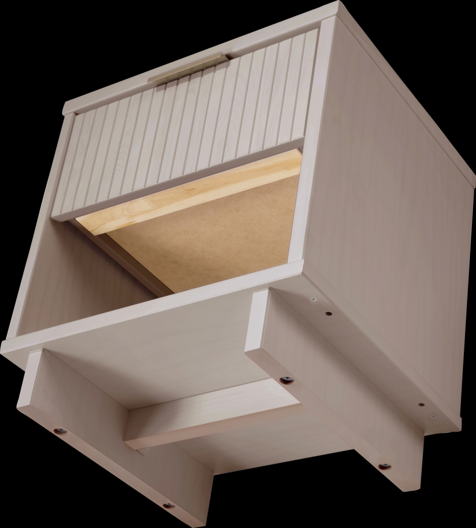 Bremmer V Light Gray Nightstand - Thumbnail - Image 9