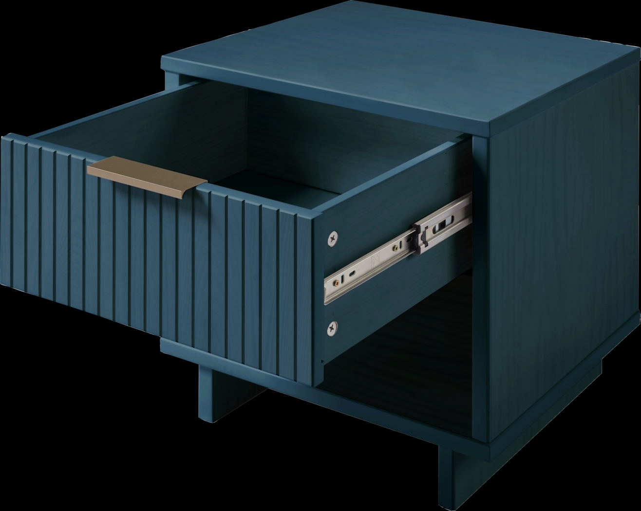 Bremmer V Midnight Blue Nightstand - Thumbnail - Image 4