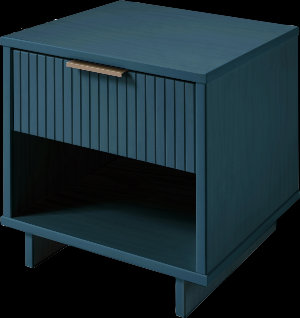 Bremmer V Midnight Blue Nightstand - Thumbnail - Image 5
